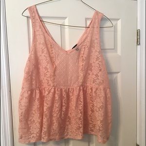 Lace tank top